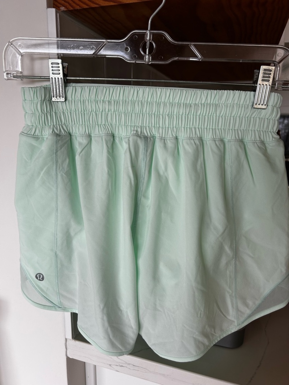 lululemon athletica Mint Green Athletic Shorts. New without tags.